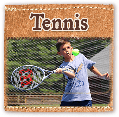 Tennis program at summer camp in Maine