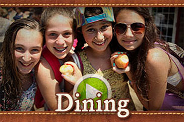 Dining at summer Camp Laurel South