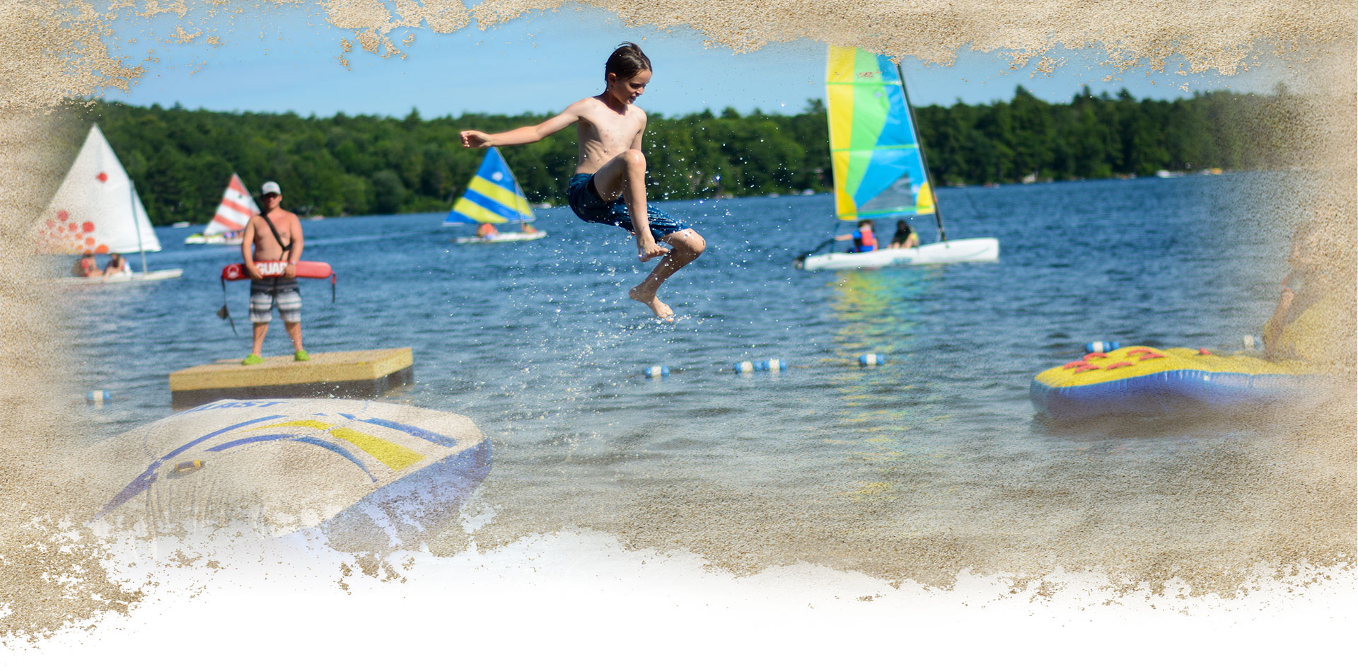 Maine summer camp waterfront activities