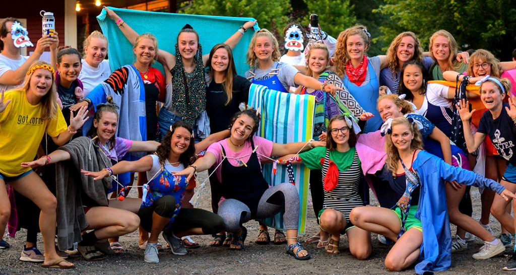 Summer camp staff in Maine