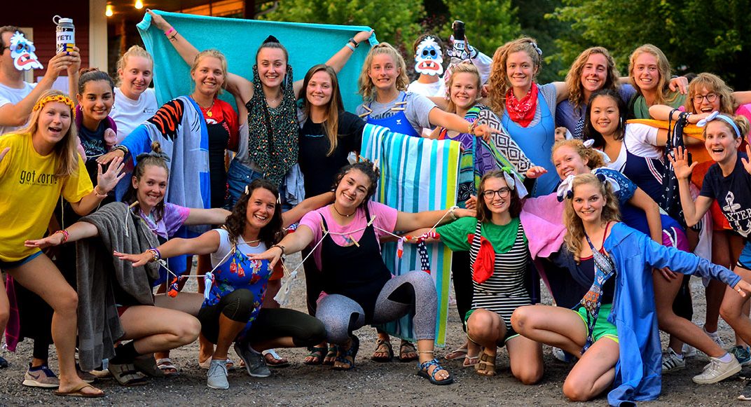 Summer camp staff in Maine
