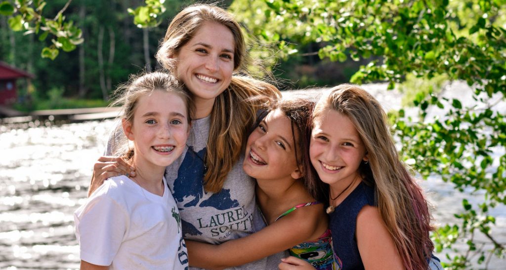 Summer camp staff in Maine