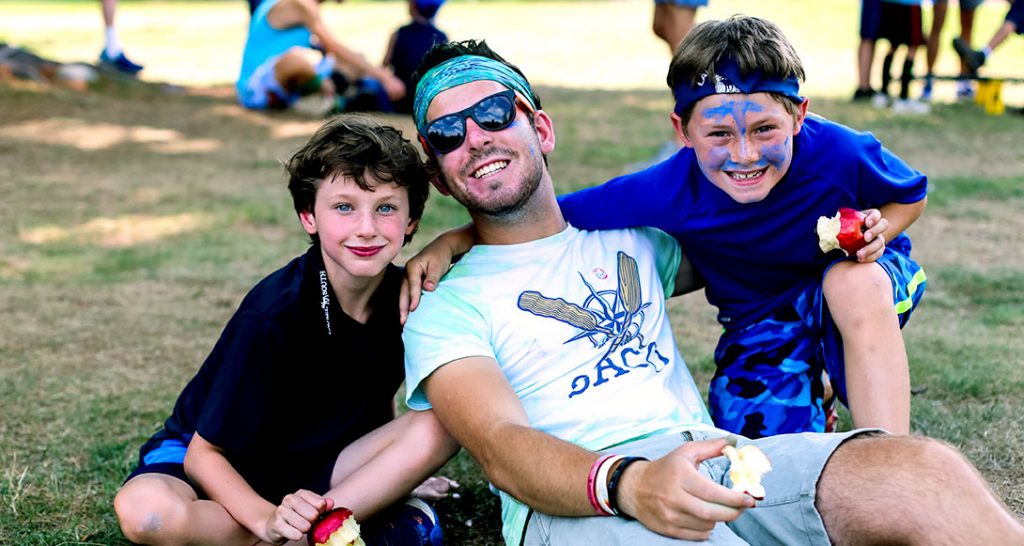 Summer camp staff in Maine