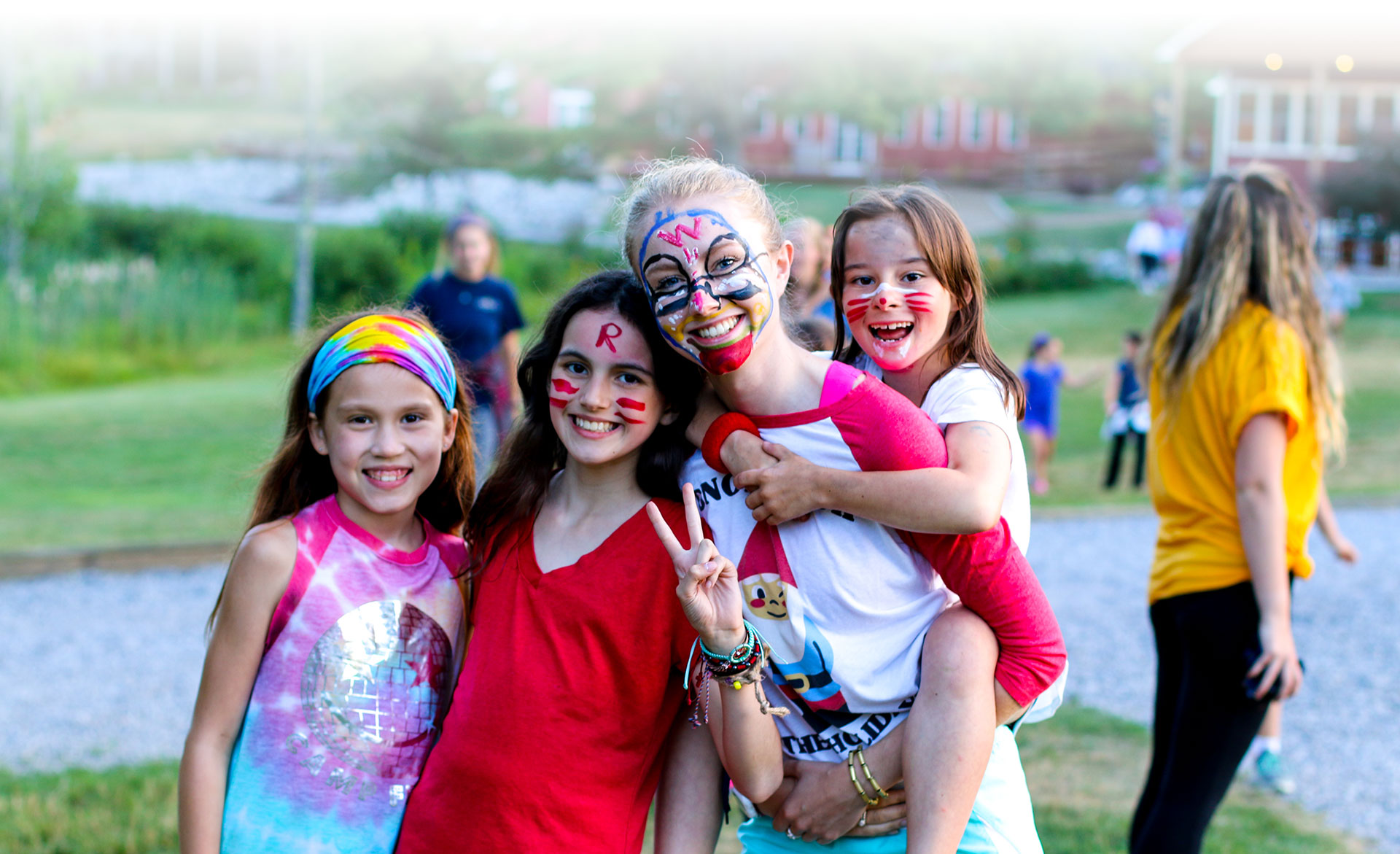 summer camp footer background photo