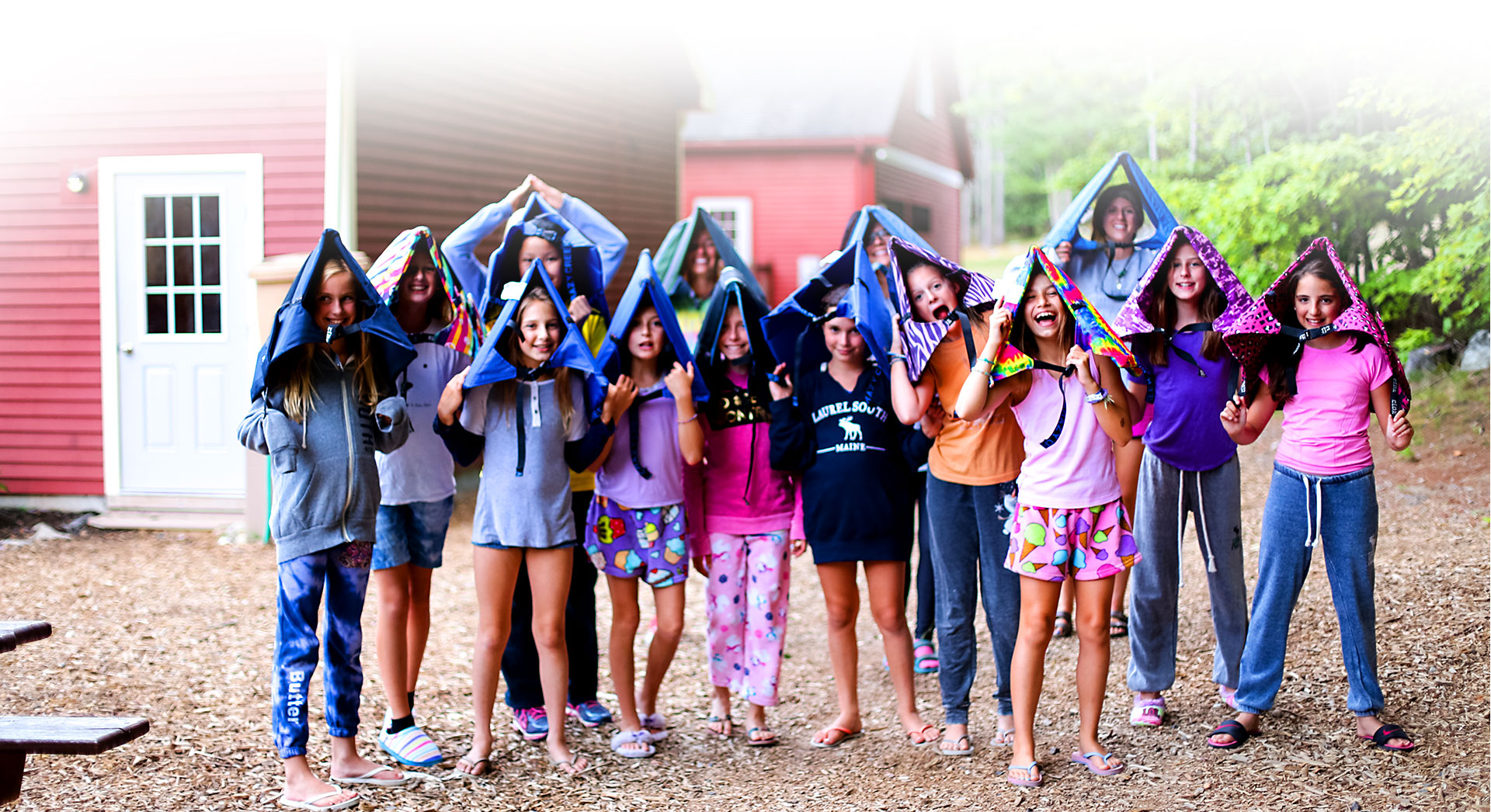 summer camp footer background photo