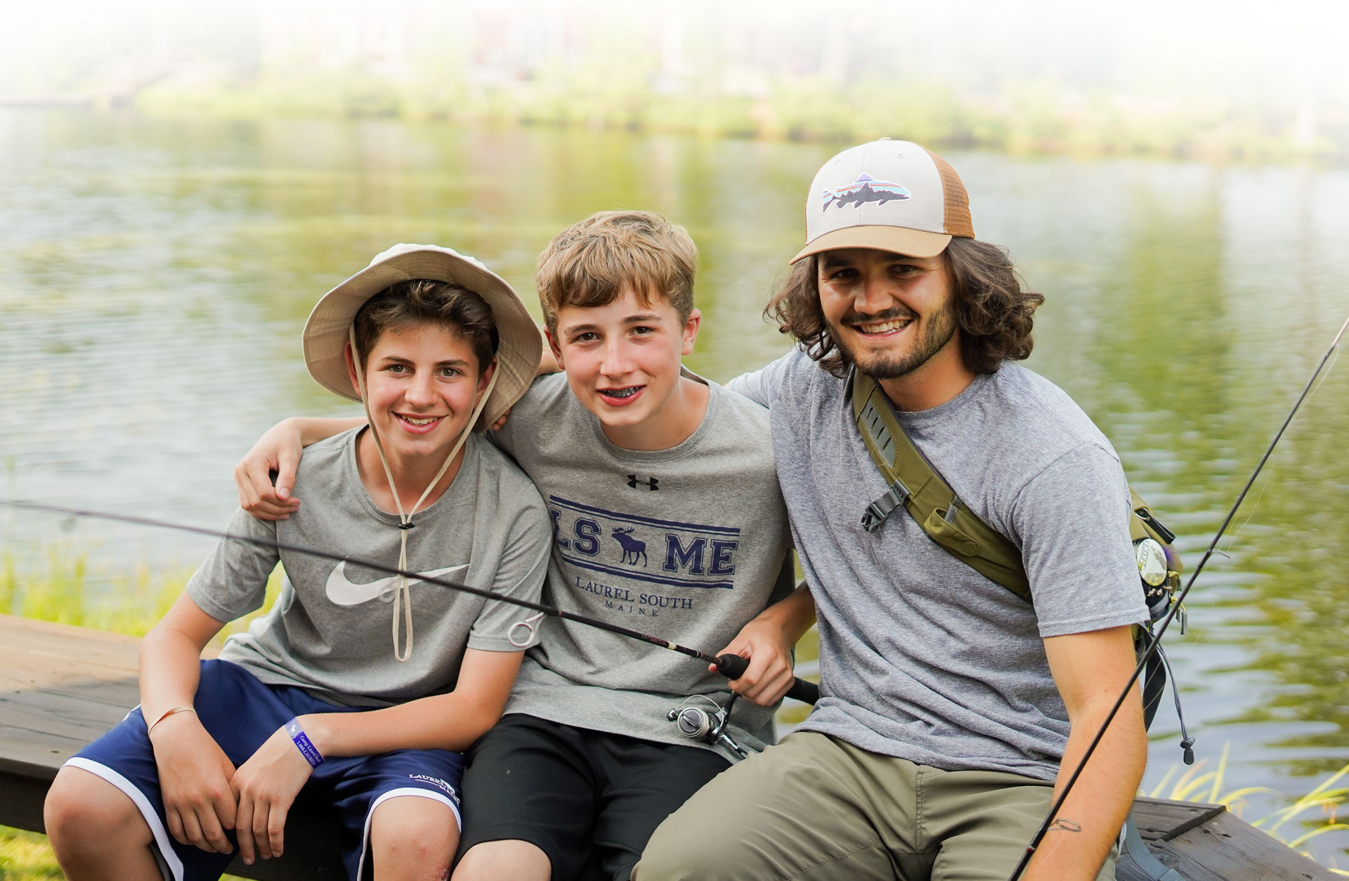 summer camp footer background photo
