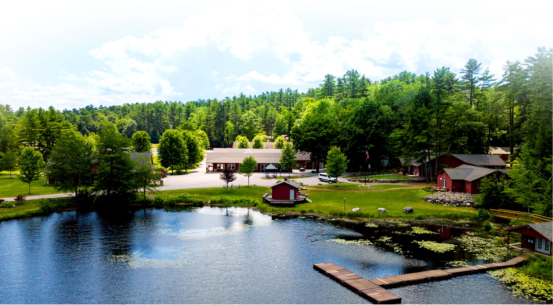 summer camp footer background photo