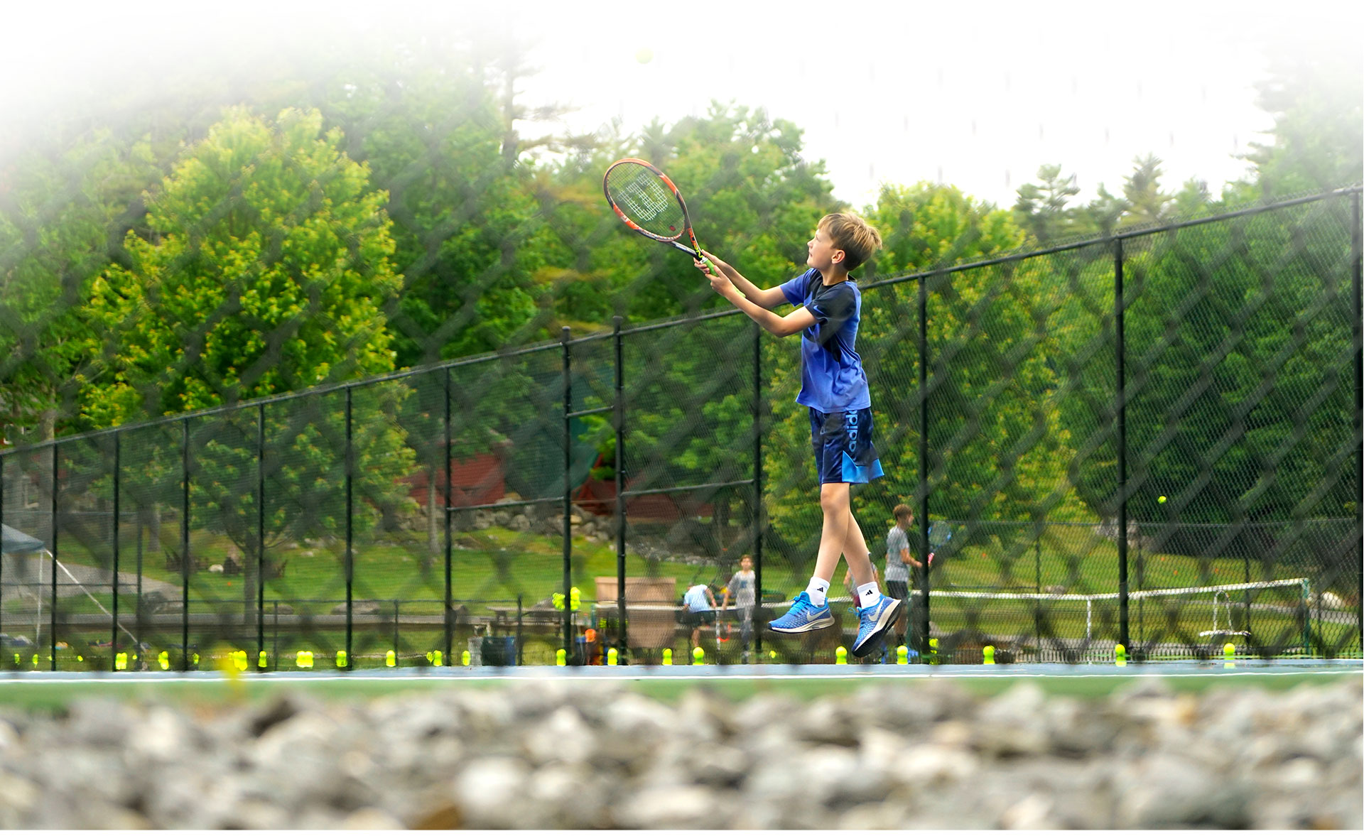 summer camp footer background photo