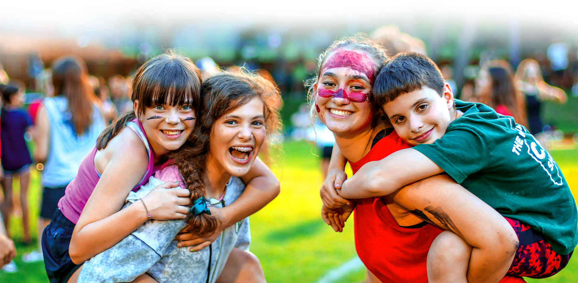 summer camp footer background photo
