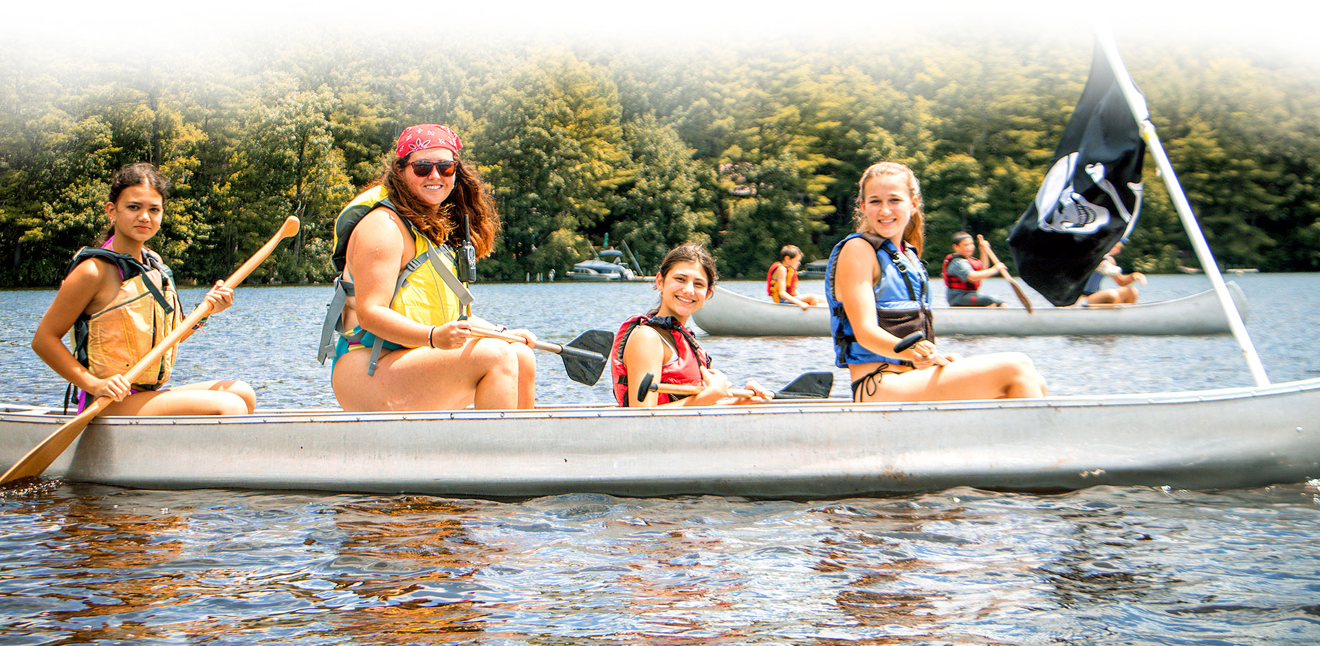 summer camp footer background photo